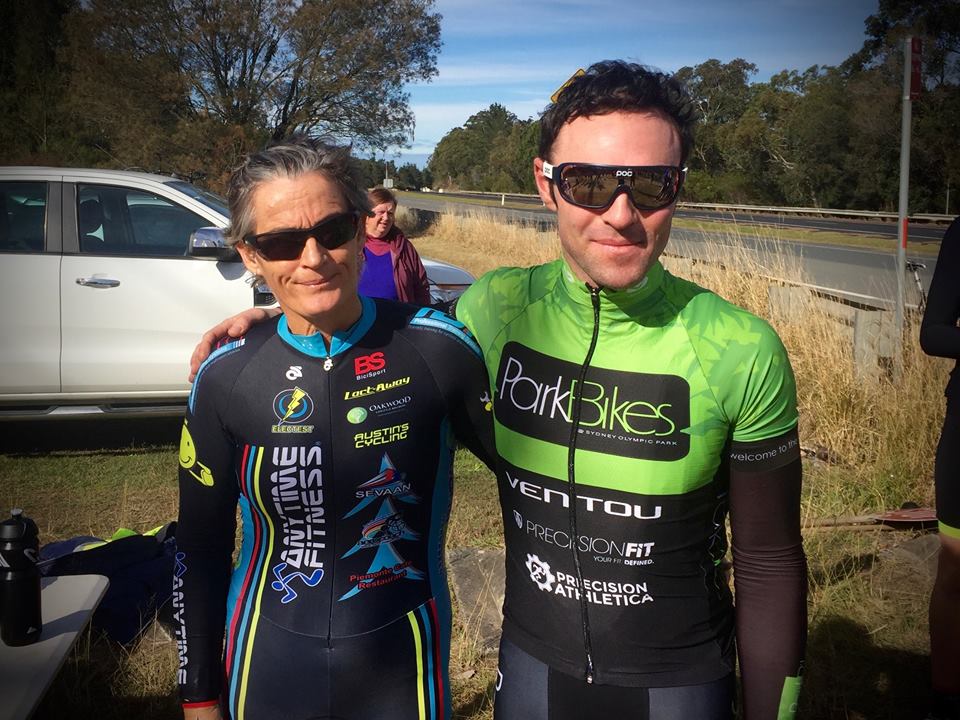 Kirsty Flanagan (Fastest Woman) & Nash Kent (Fastest Overall) at Calga