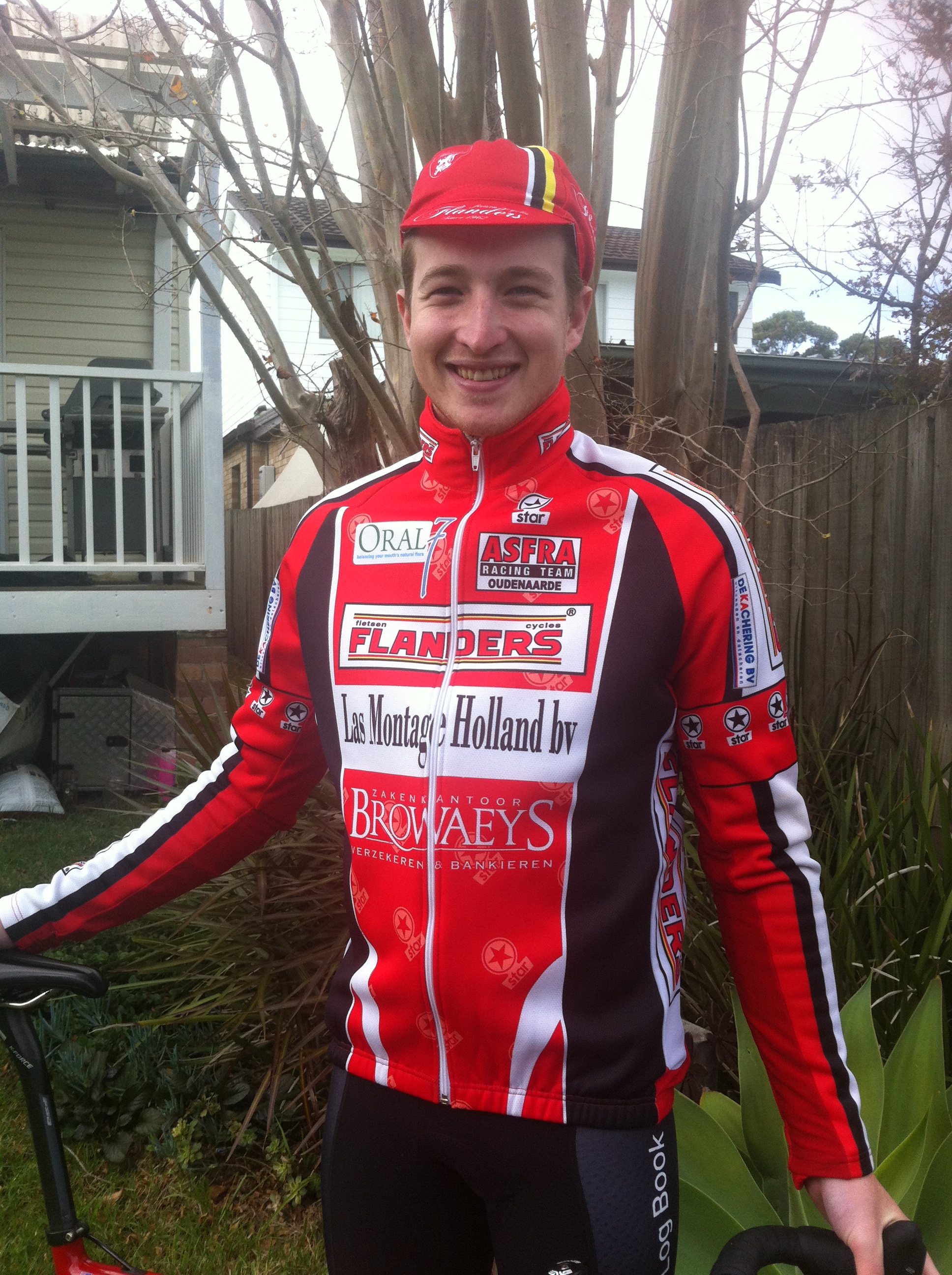 Conor Tarlington (BiciSport) set for Belgium and the ASFRA Racing Team in Oudenaarde