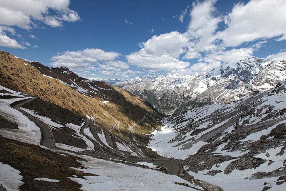 The Stelvio Pass outside Bormio makes for one great ride