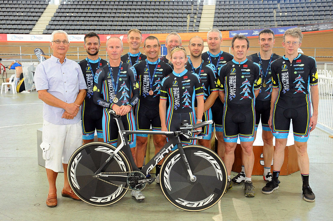  John Crouchley and the BiciSport Track Team at Dunc Gray Velodrome February 15