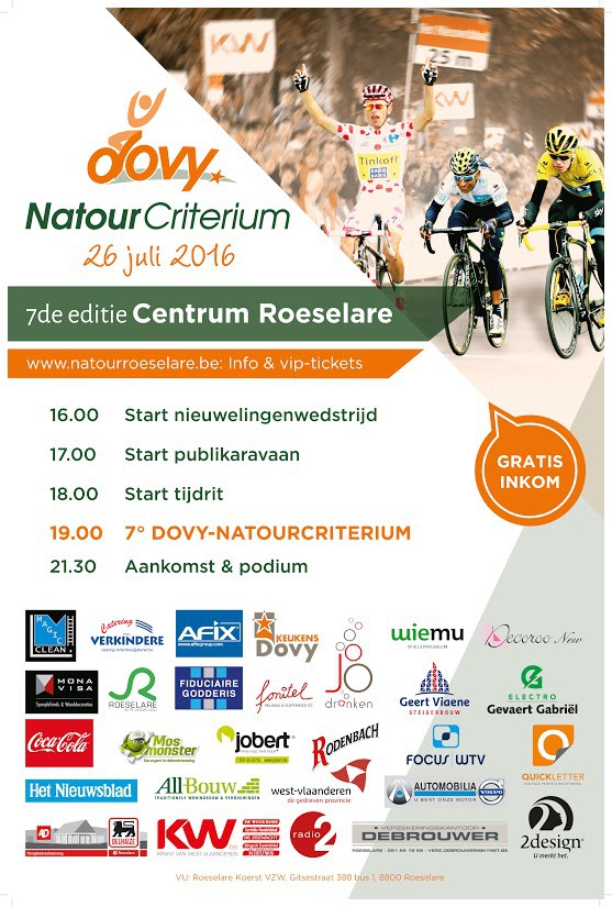 Post Tour de France Criteriums are in Flanders over the next week in Aalst, Roeselare, Lommel, St Niklaas & Antwerp