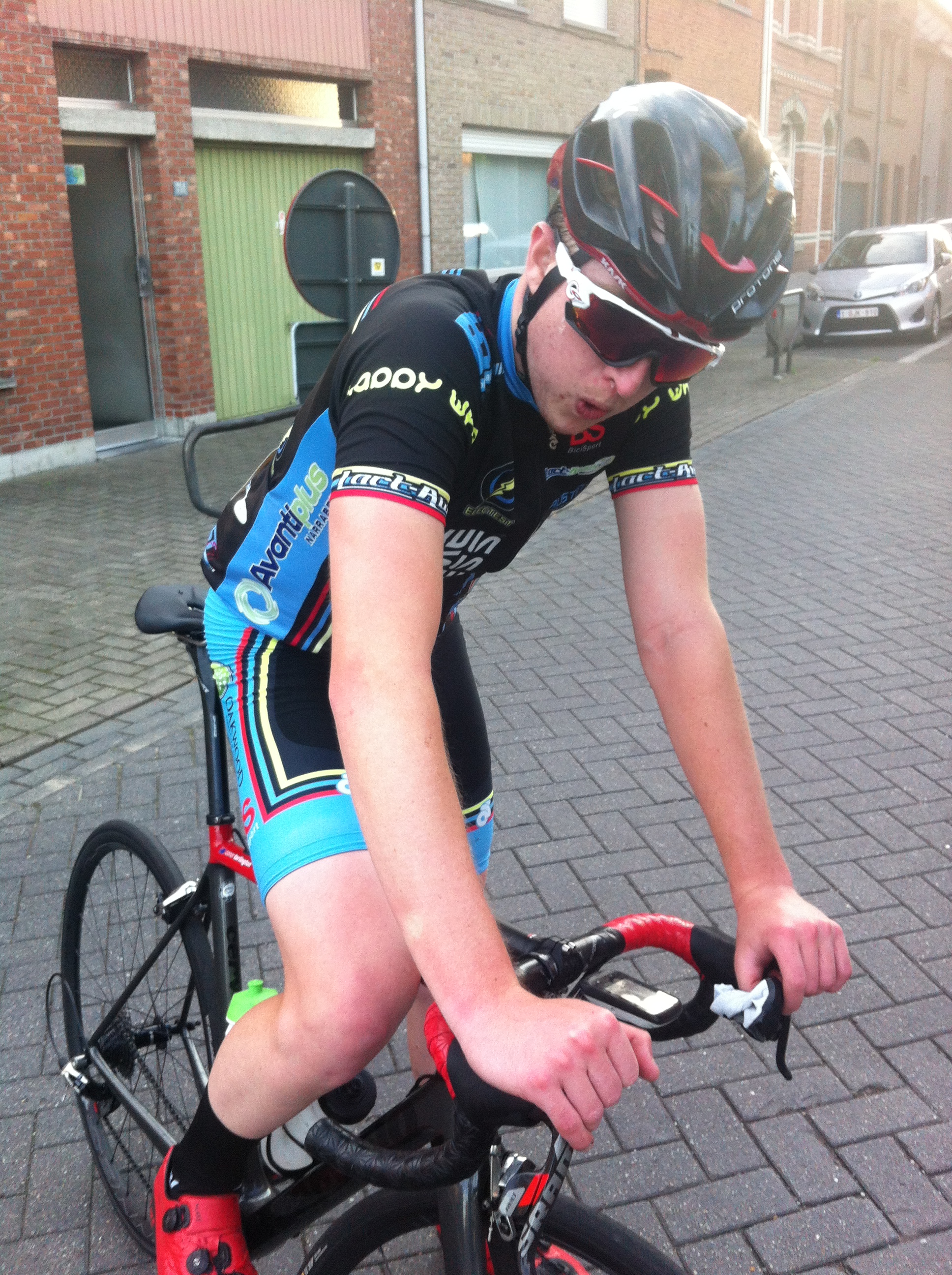 An excellent Beveren Waas peloton finish for 24th at 43kph