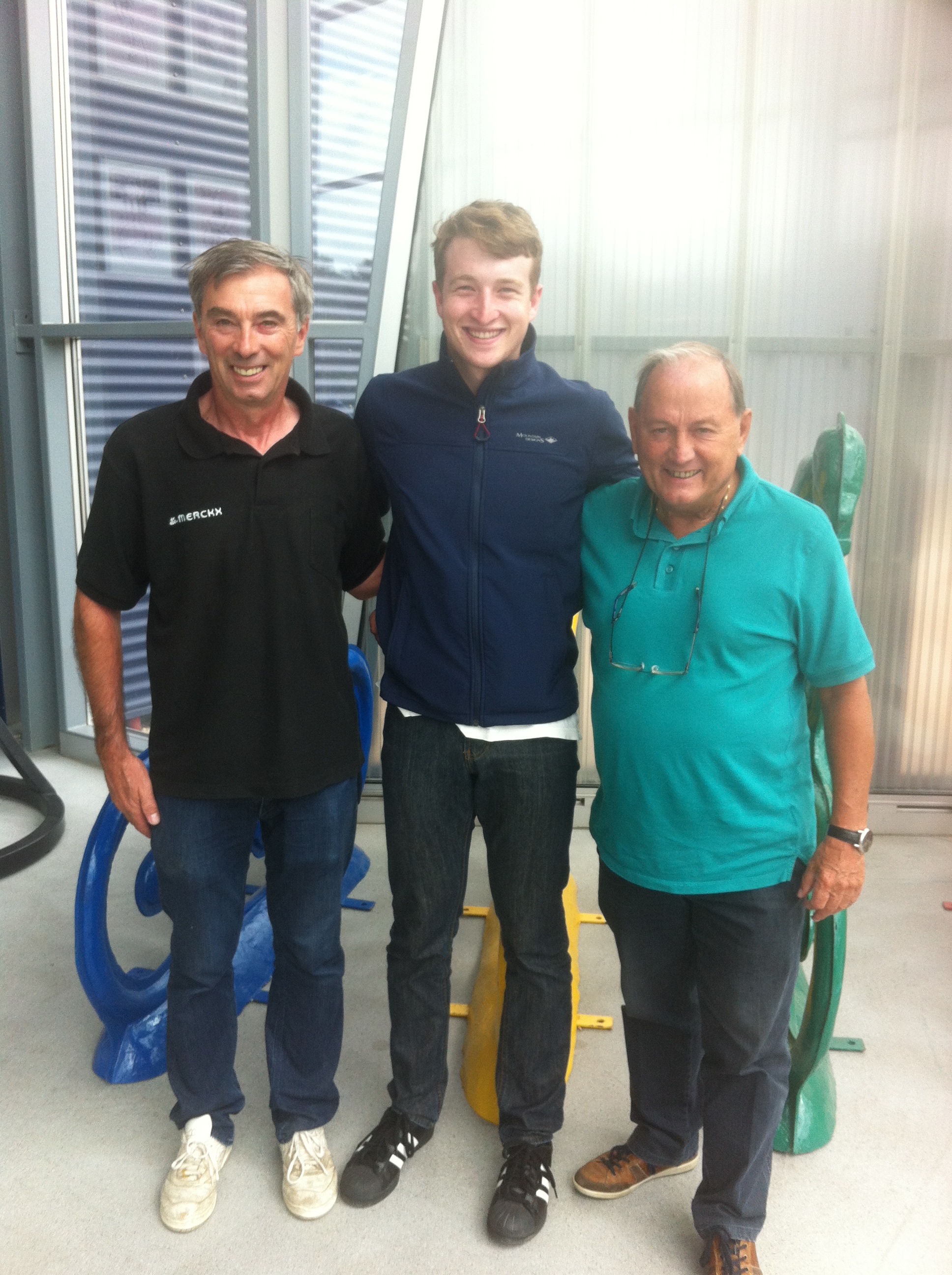 Eddy Merckx Velodrome with Luc Coliyn (ex Belgian professional for the Fangio Pro Team) 