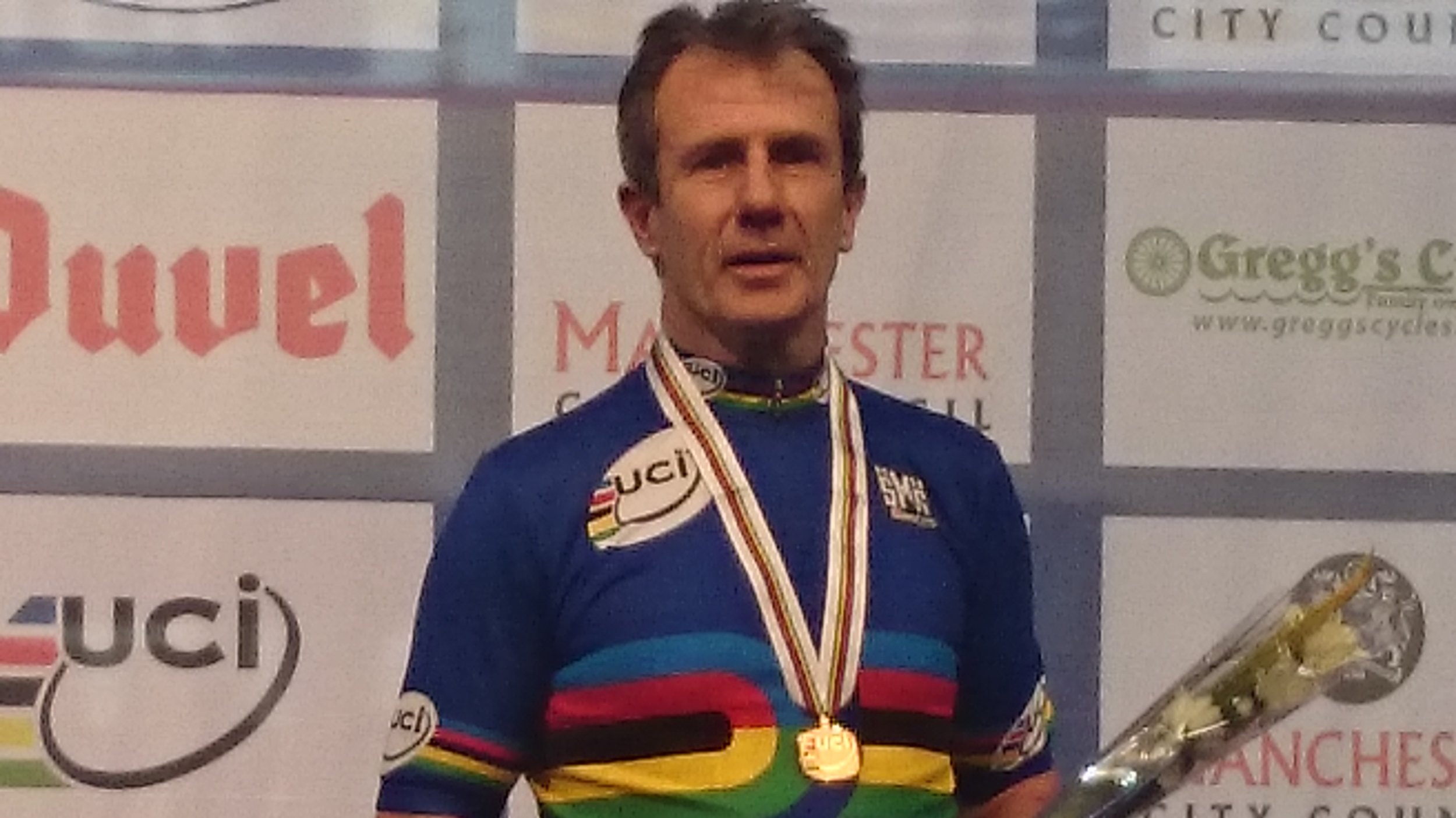 Manchester World Masters Track Championships October 14 - David Willmott takes Gold