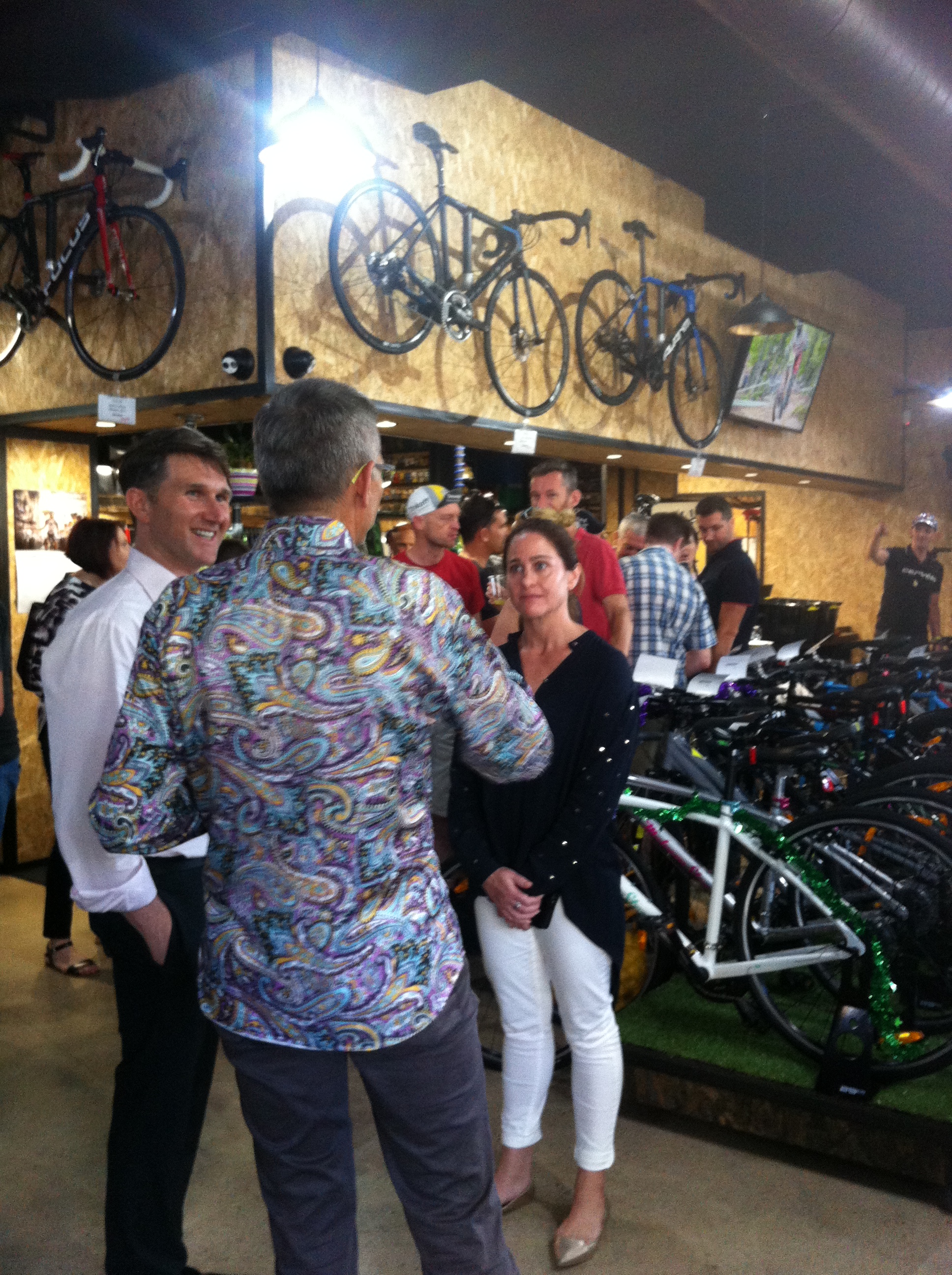 Stewart Campbell hosted the Happy Wheels Waterloo Christmas Party on 9 December