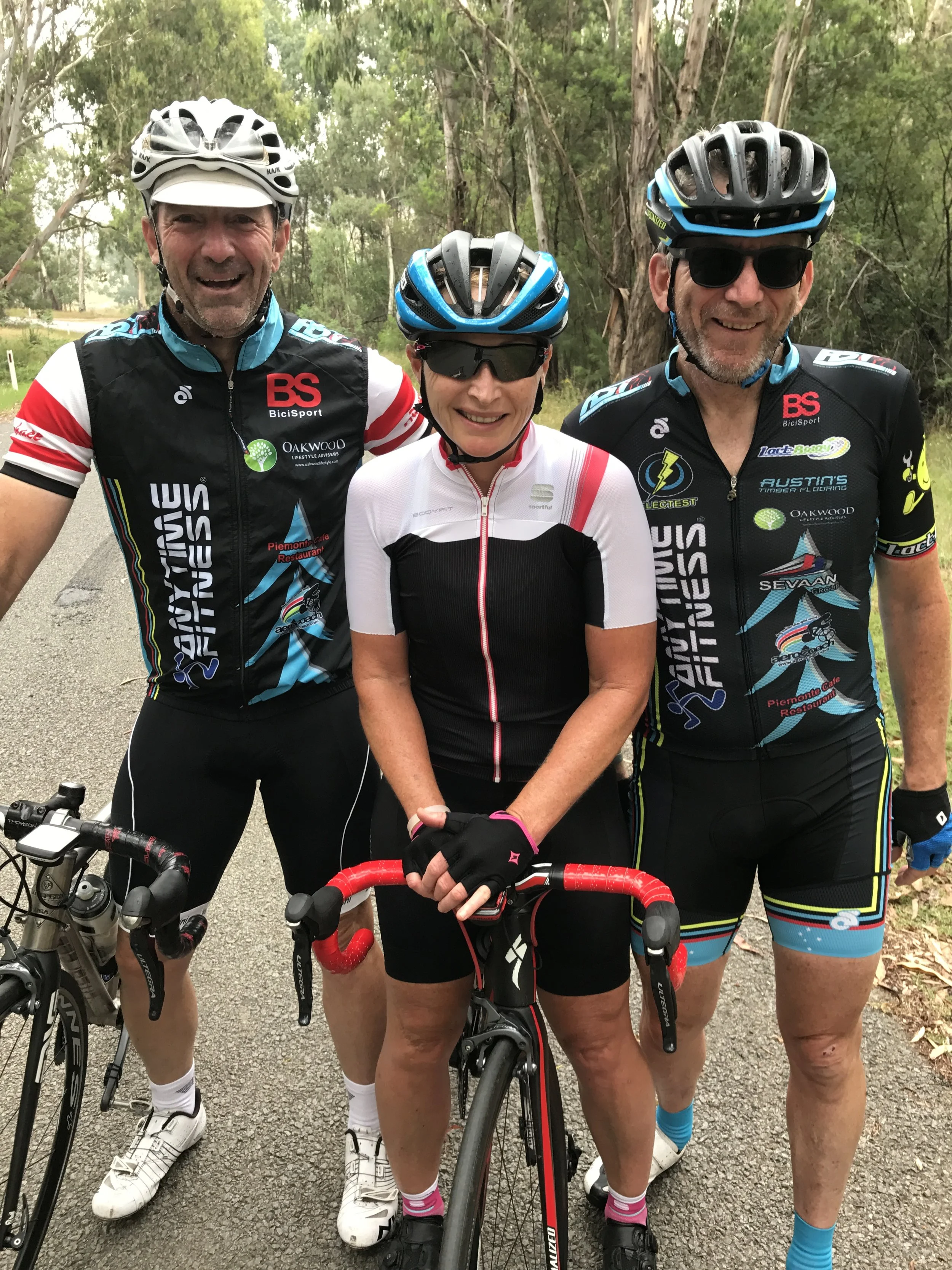 Bright (Vic) - Brett Tarlington, Sue & Graham Tierney in the Buckland Valley near Bright