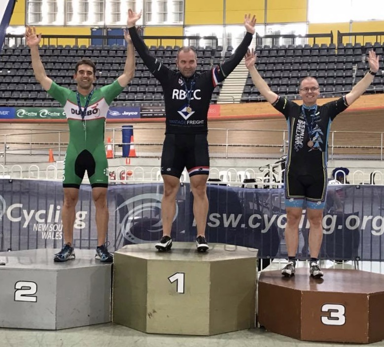 NSW Masters Track Championships - David Browne takes Bronze in the M3 Sprint