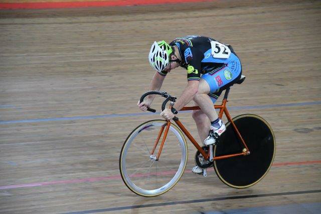 National Masters Track 2017 - David Browne in the M3 Sprint Qualifying