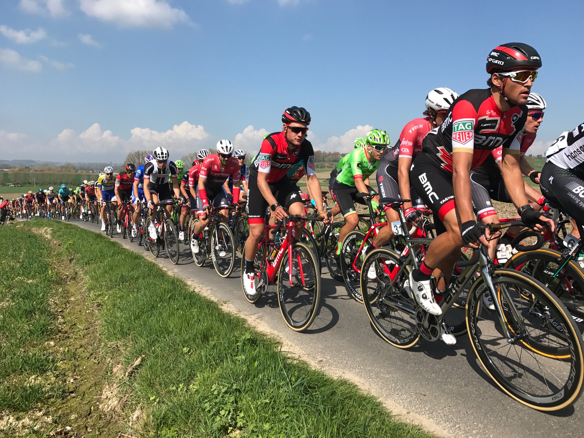 Ronde Van Vlaanderen 17 - Greg Van Avermatt (GVA) on the Kortekeer climb outside Oudenaarde
