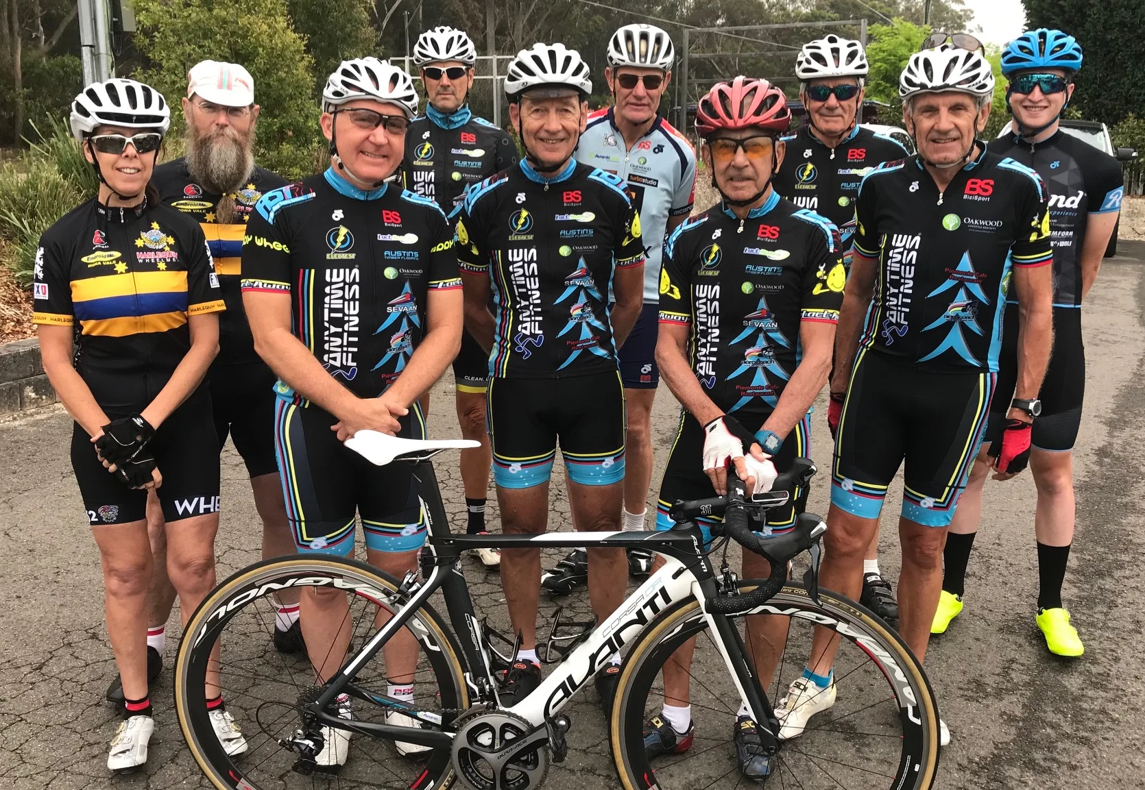 BiciSport Christmas Ride 17 - Poor weather only tempted the most hardy to venture out to Akuna Bay