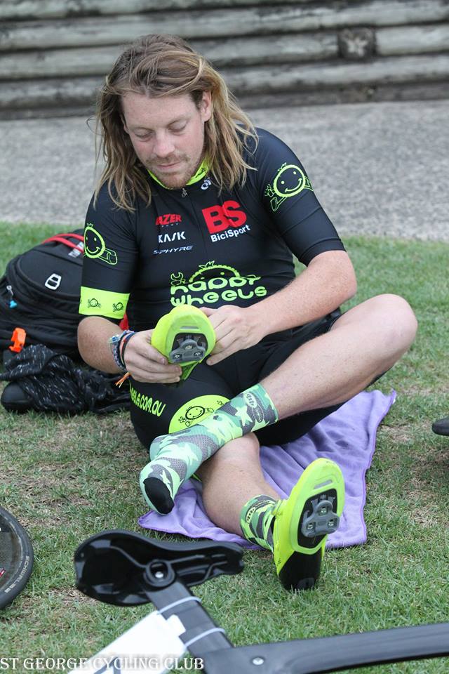 Christmas 17 @ Hurstville Oval - Ben Elliott fires up the flouro S-Phyre shoes