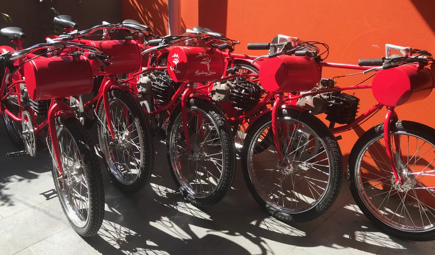 BiciSport Derny Restoration Project - now complete after 18 months of dirty fingers, much scratching of heads in complete frustration & endless applications of WD 40, degreaser, red paint and the final clear coat