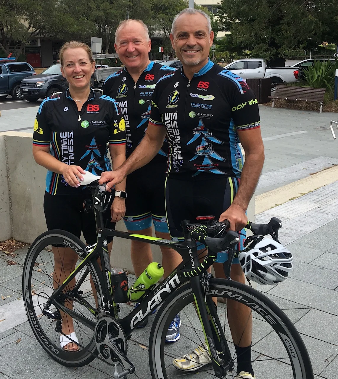 Australia Day Ride January 18 - Stephanie Cockerton, Graham Cockerton & Dominic Zumbo