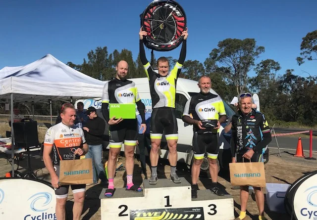Cervelo Masters Super Series # 2 @ Calga @ 24 June - Ian Grainger took 4th in Division 4