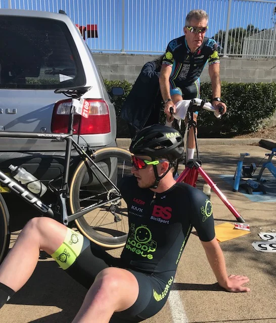Nowra Team Time Trial Championships @ 21 July - Conor Tarlington after his effort