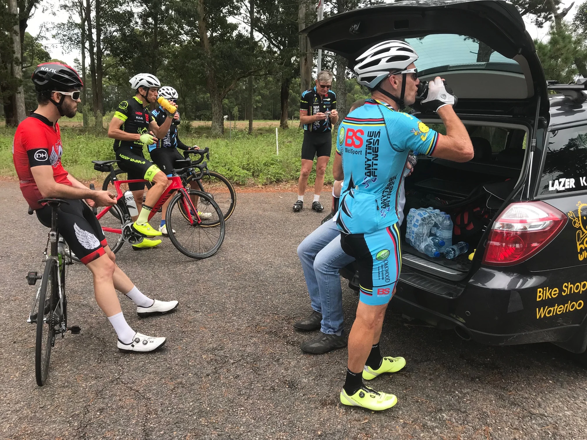 BiciSport Wisemans Loop @ 24 Feb - after the Alpe del la Mangrove Mountain climb and just 25k to the Calga finish