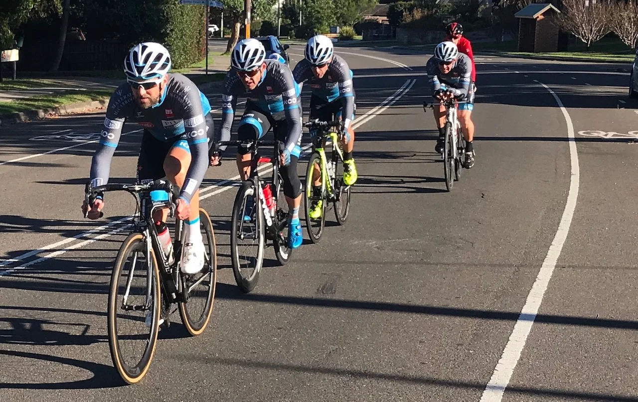 BiciSport TTT training @ Terrey Hills @ 28 April - BiciSport Pilu Racing