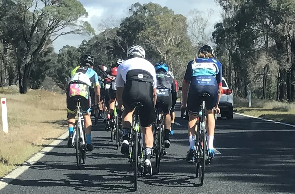 Grafton Inverell Classic @ 11 May - a typical view in the Grafton Inverell Classic outside Glen Innes from the front seat of the Happy Wheels Doctor’s car