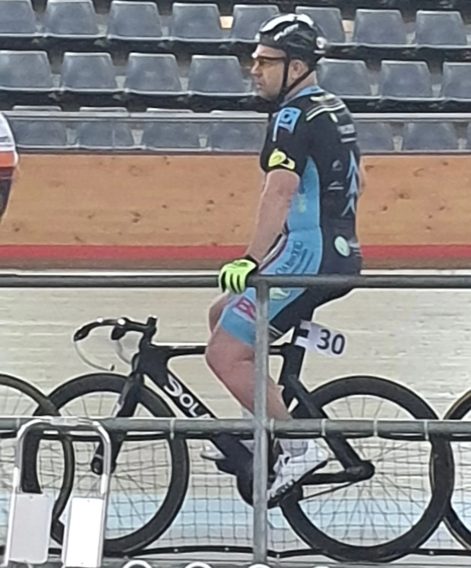 BiciSport @ RAW Track @ DGV @ 28 June - Damien Bottero (BiciSport Anytime Fitness) awaits the start