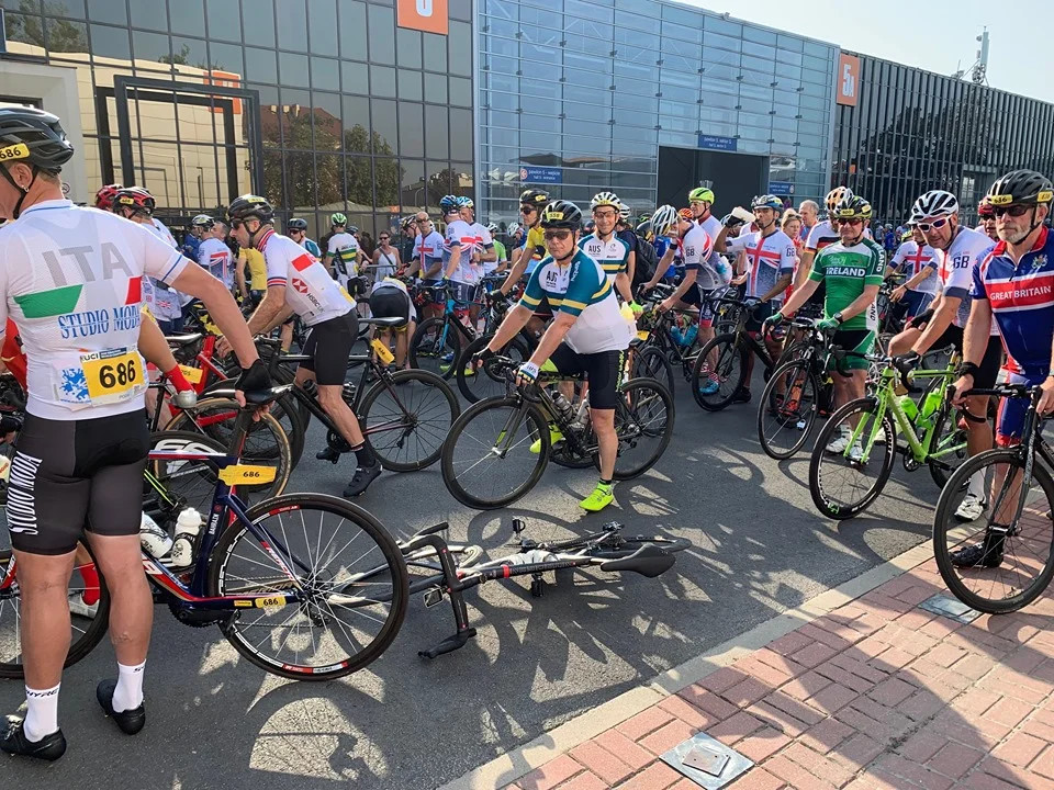 UCI 2019 Gran Fondo World Championships (Poznan, Poland) - Peter Budd at the start