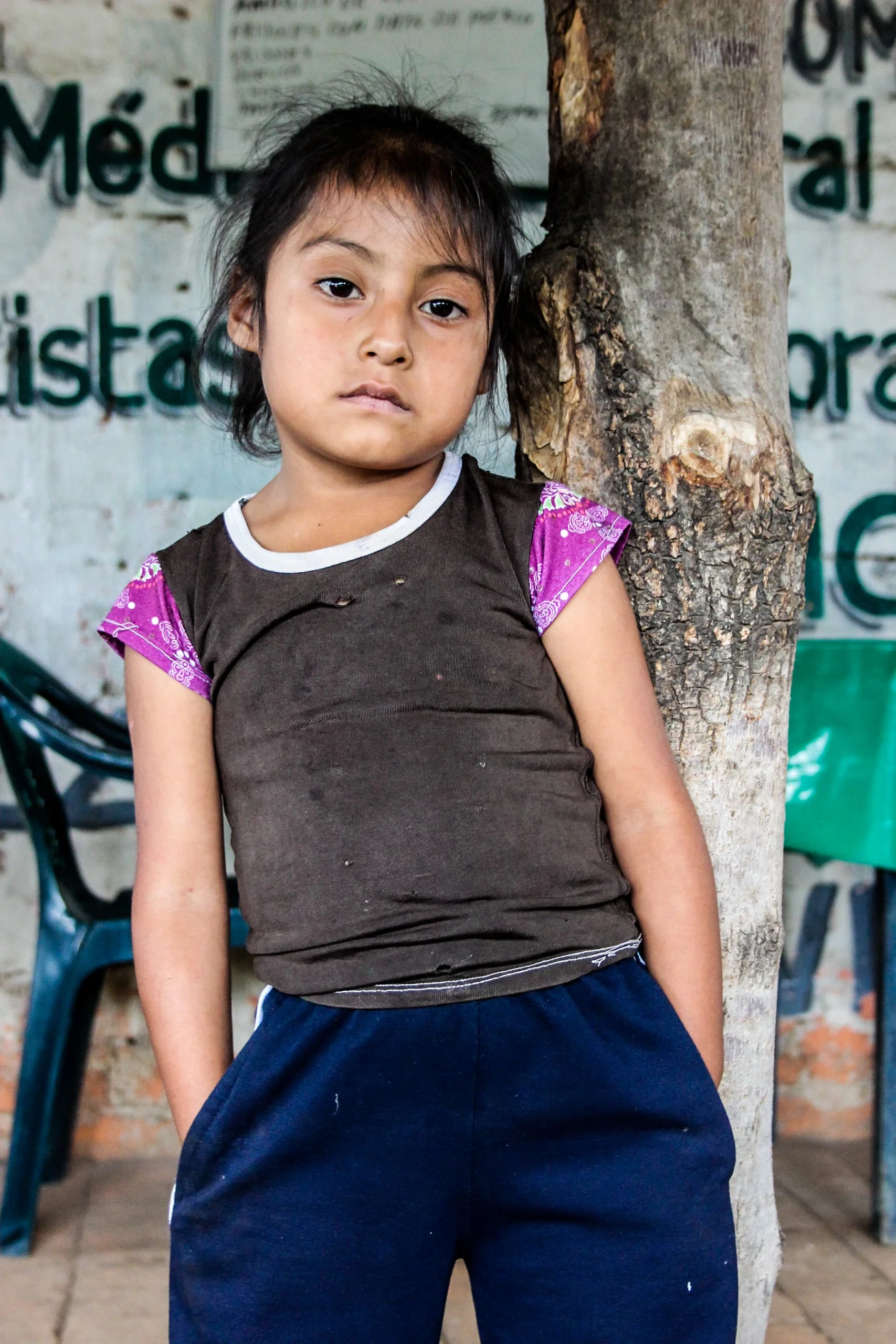 A child in Oaxaca, Mexico.