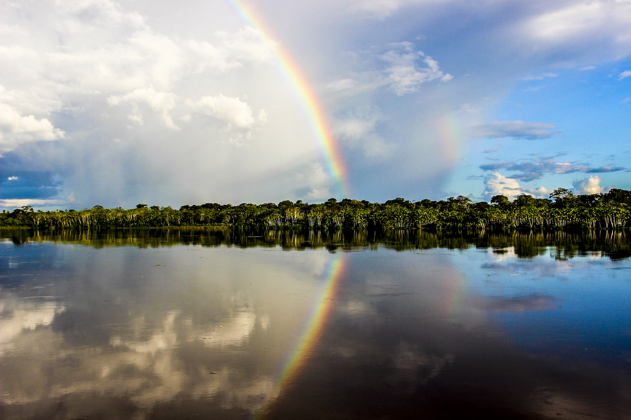 On the Amazon River, Peru.