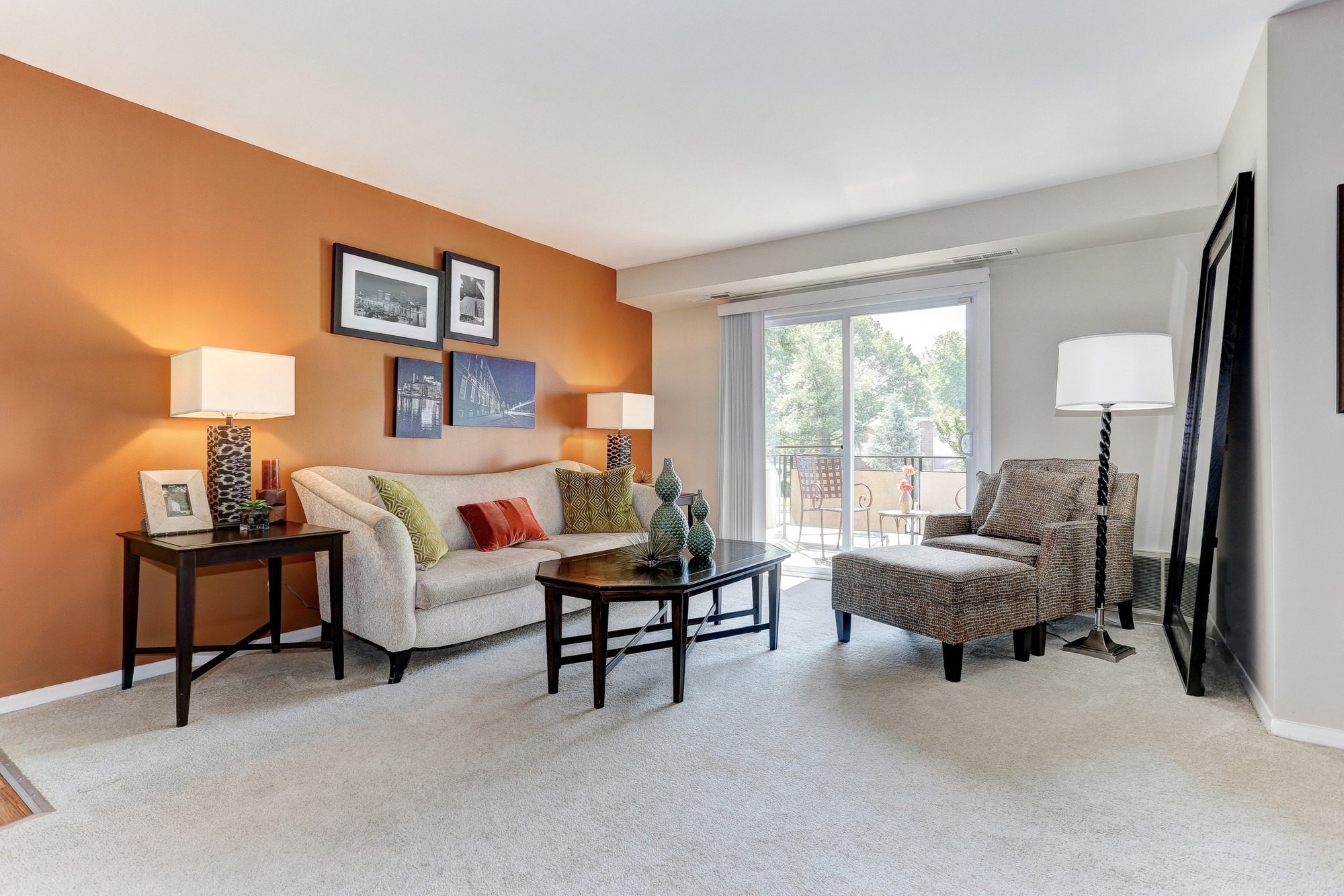 Living Area at Hamilton Springs Apartments in Baltimore, MD