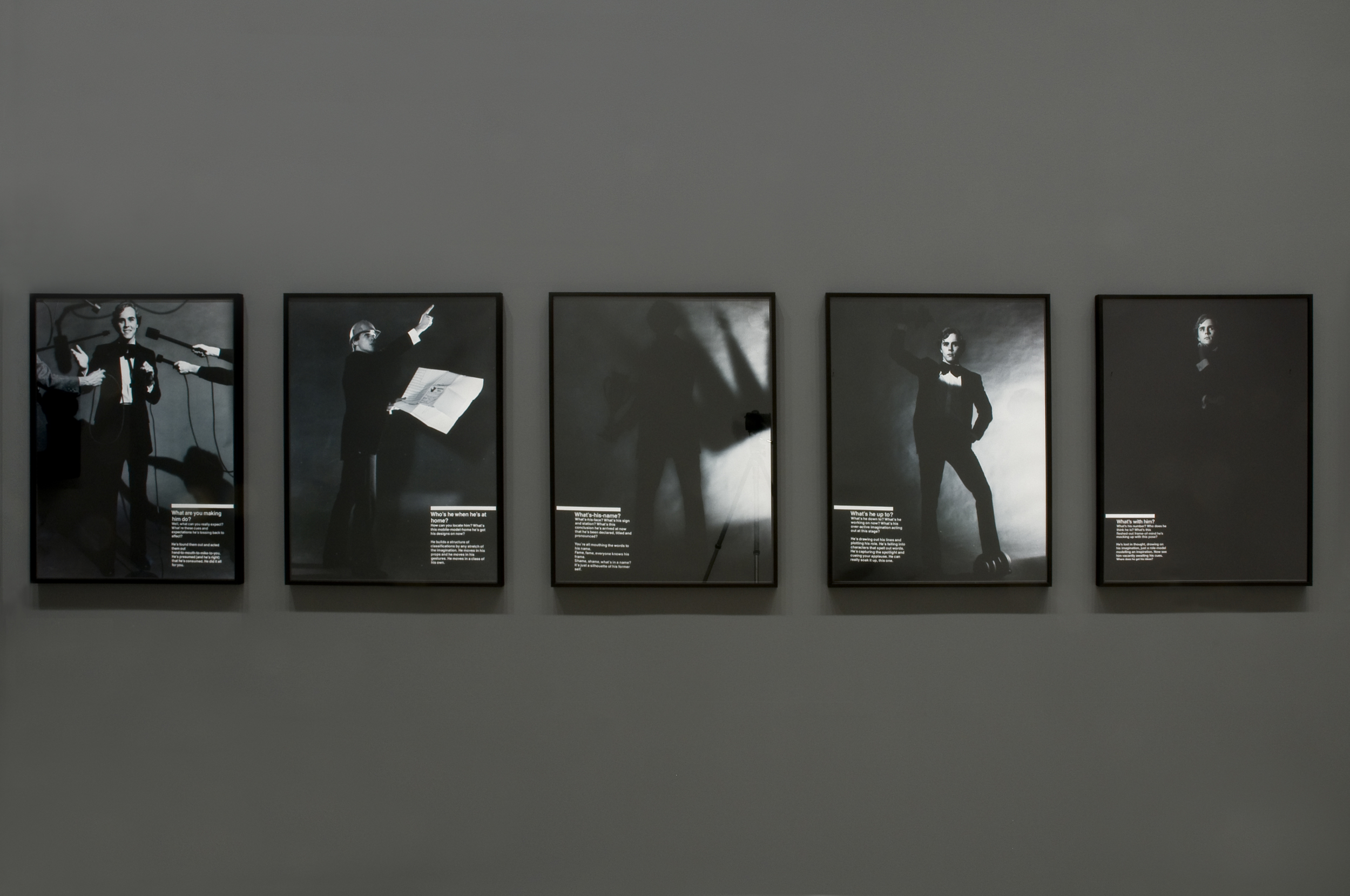General Idea, S/HE , 1977 (originals destroyed; exhibition archival reprint 2014); series reads right to left