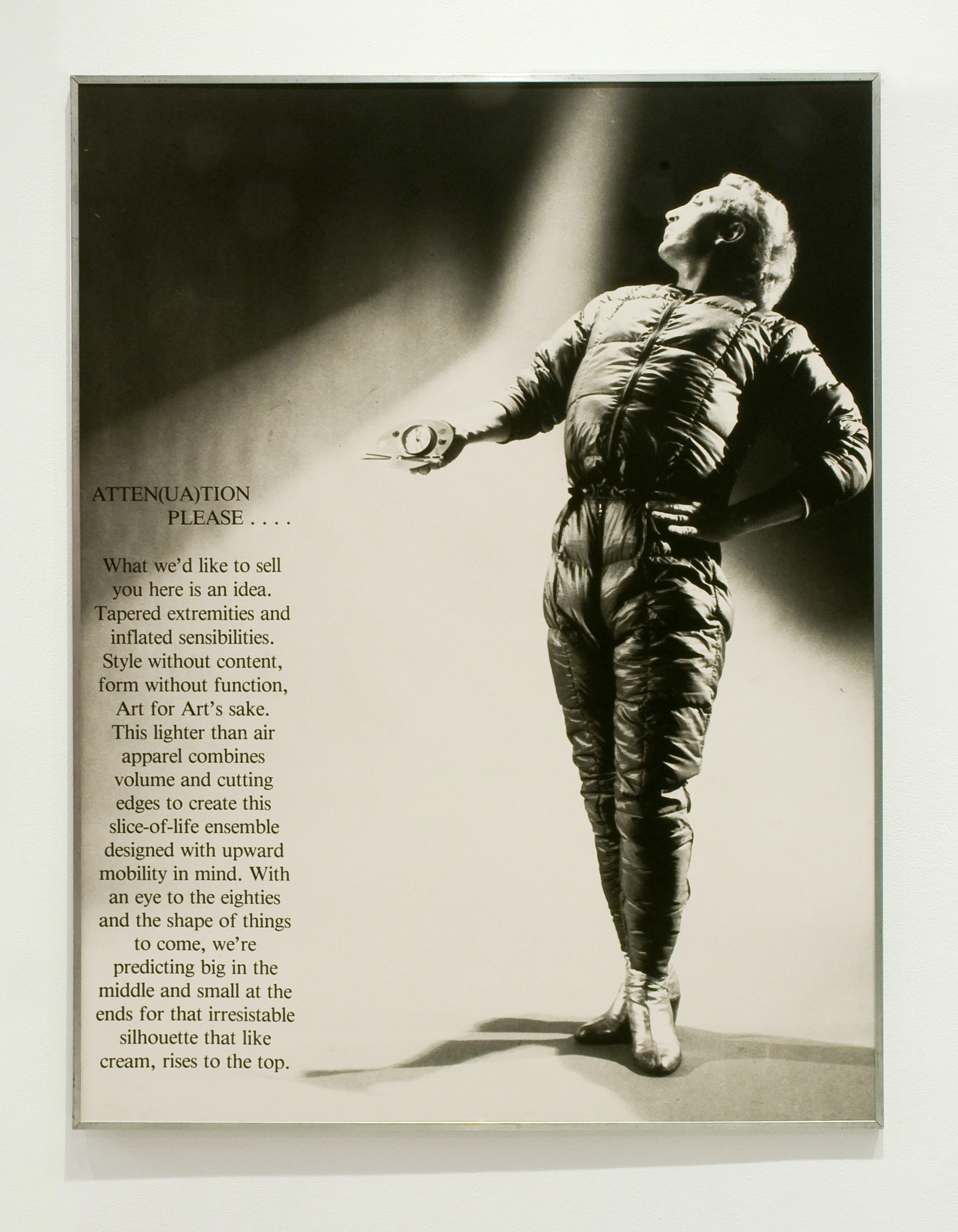 David Buchan, Modern Fashions Suite: Attenuation Please, 1977. Collection University of Lethbridge Art Gallery.