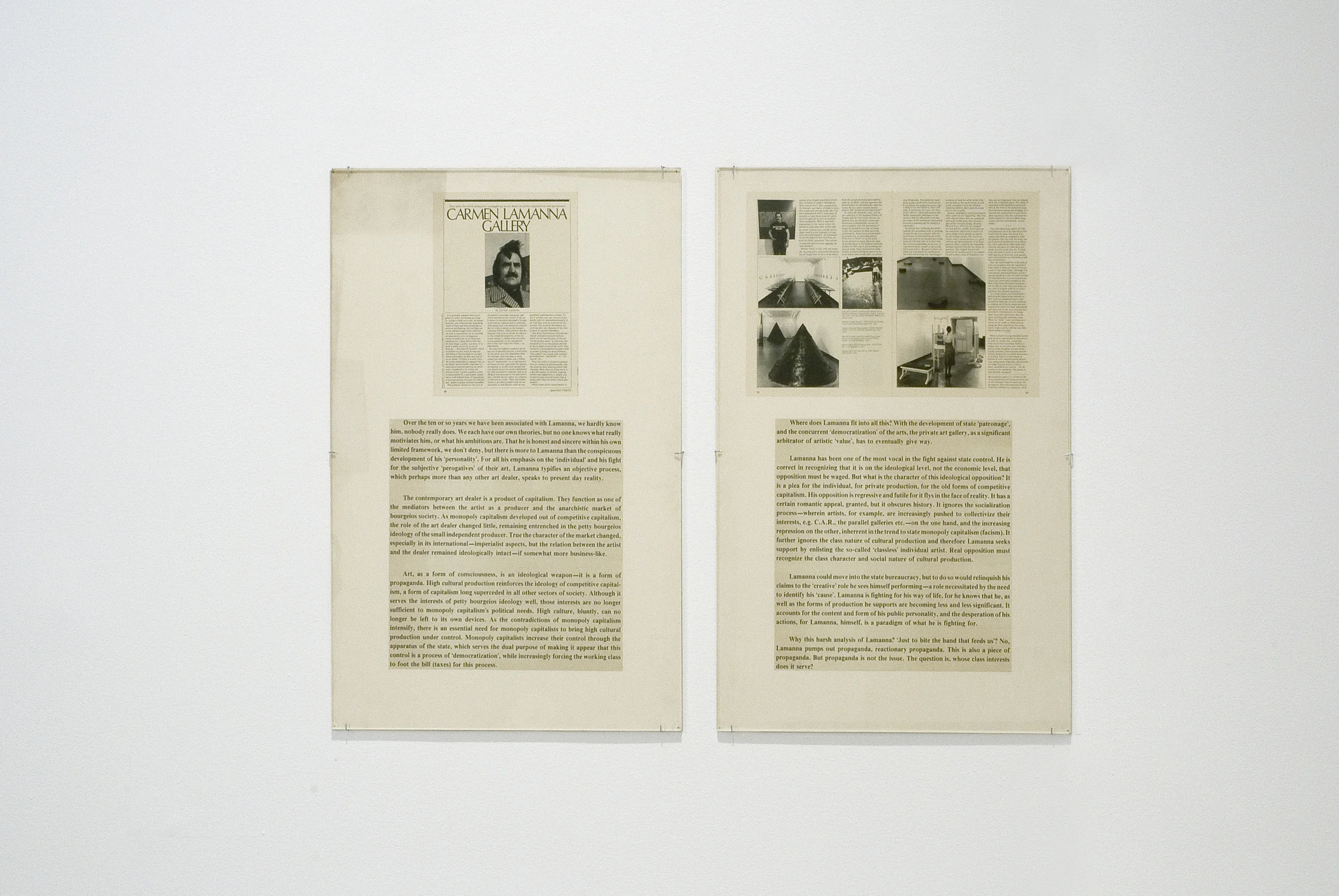 Carole Condé and Karl Beveridge, Carmen Lamanna , 1977 (photostat and collage)