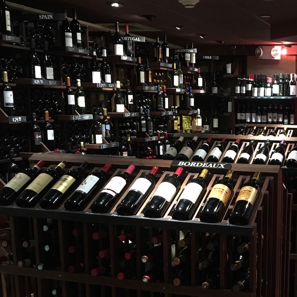 Penn Wine and Spirits inside of New York's Penn Station is a cozy escape from the outside world.