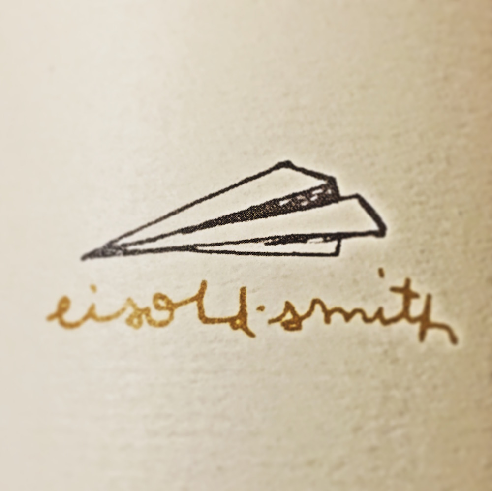 The same simple and playful label appears on most Eisold Smith bottles. They've also turned it into one of the best true letterpress business cards we've ever held in our hands!
