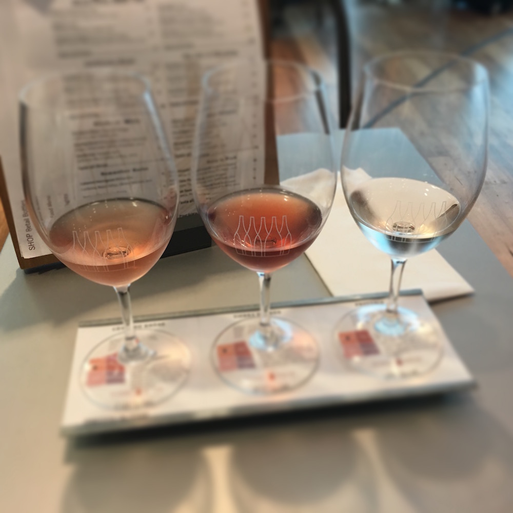 The best way to learn is to try and compare different wines side by side at home with friends, at the winery, or at wine bars that specialize in "flights" as pictured here (a lineup of different yet related wines).