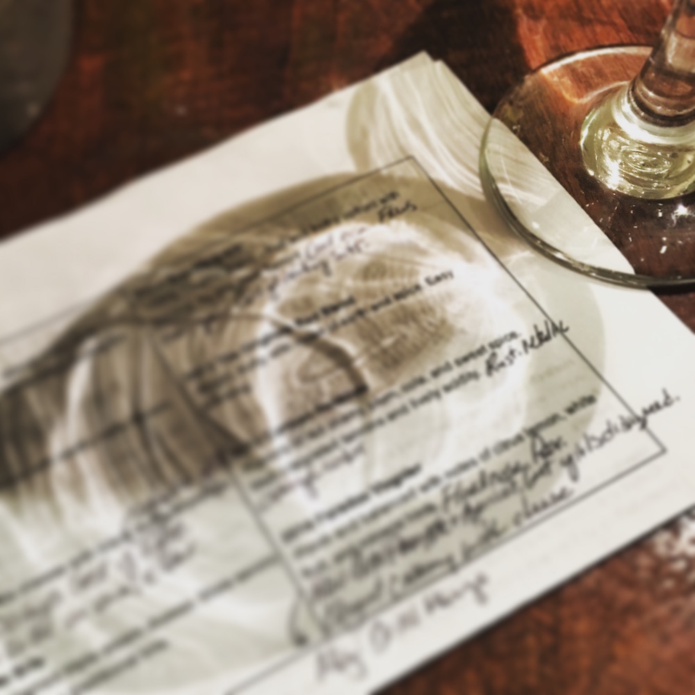 The tasting notes you see at wine shops and wine bars are useful, but try writing down your own as a way of really practicing this skill. Wine journals can be great ways to learn more about your own preferences, and to recall wines that you might want to try again.