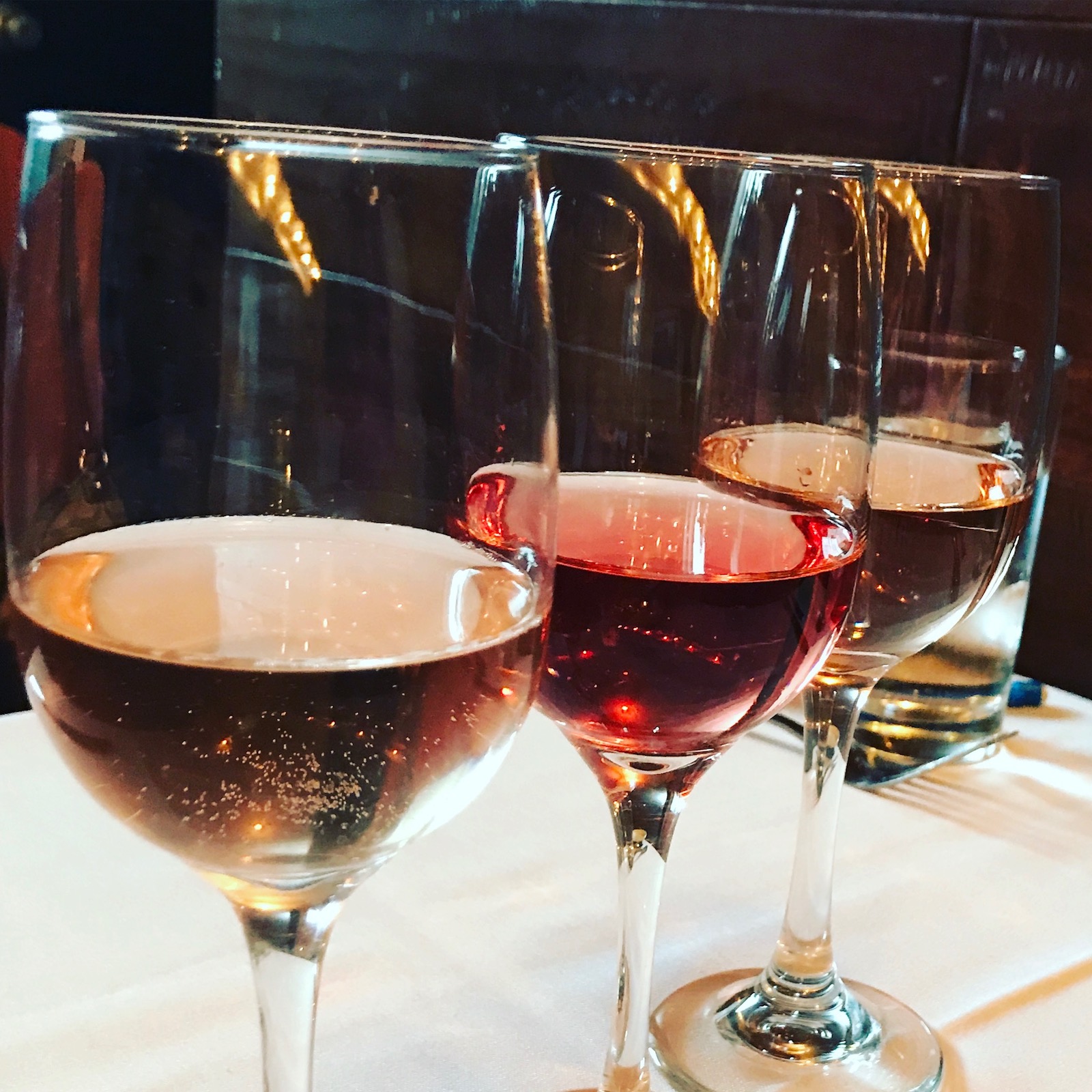 Rosé wine is the product of many different grape varietals, so avoid the temptation to lump them into a single category as though it were a single grape varietal. As you can see here, there's a lot of variation before you even smell or taste.