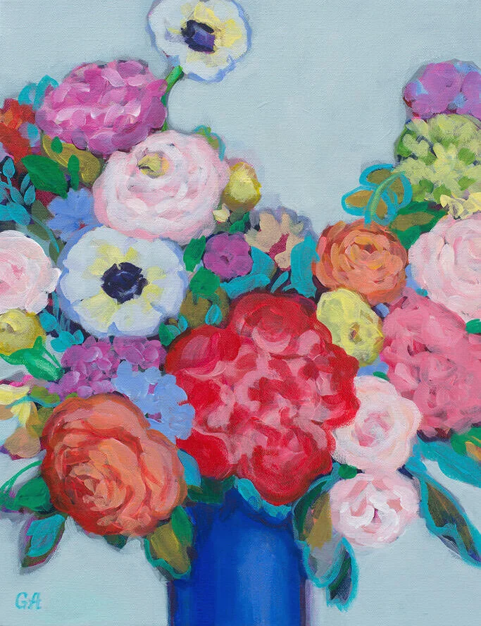 Anemone Flower Painting
