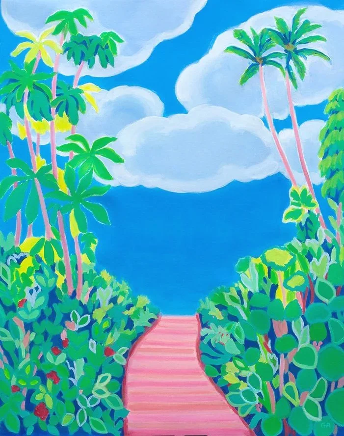 Path-To-Happiness-Tropical-Garden-Giselle-Ayupova-painting-art-30x38-9564awebs.jpg