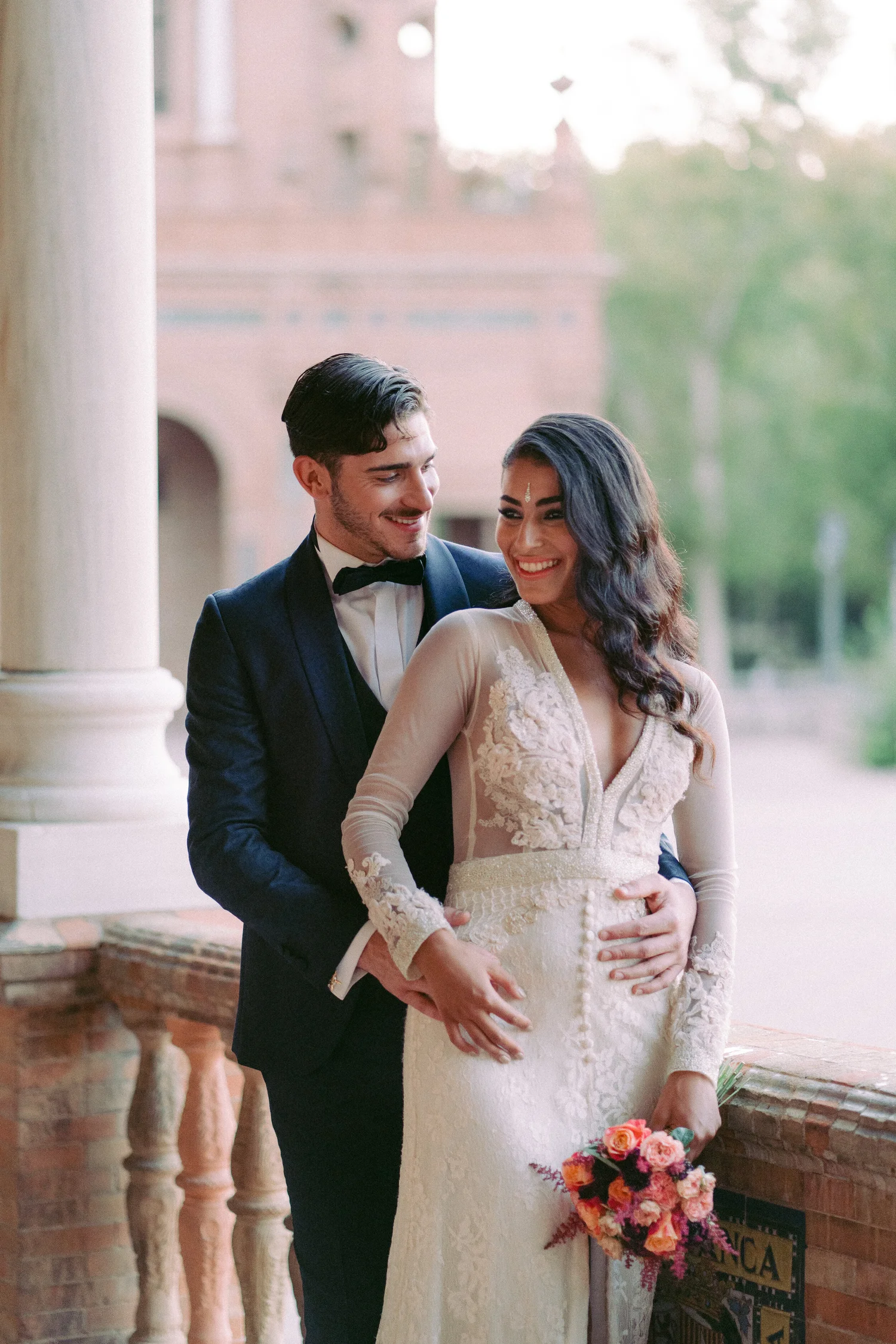 An Indian Fusion Wedding Inspiration At Hotel Alfonso Xiii In Seville Bloomfield Photography