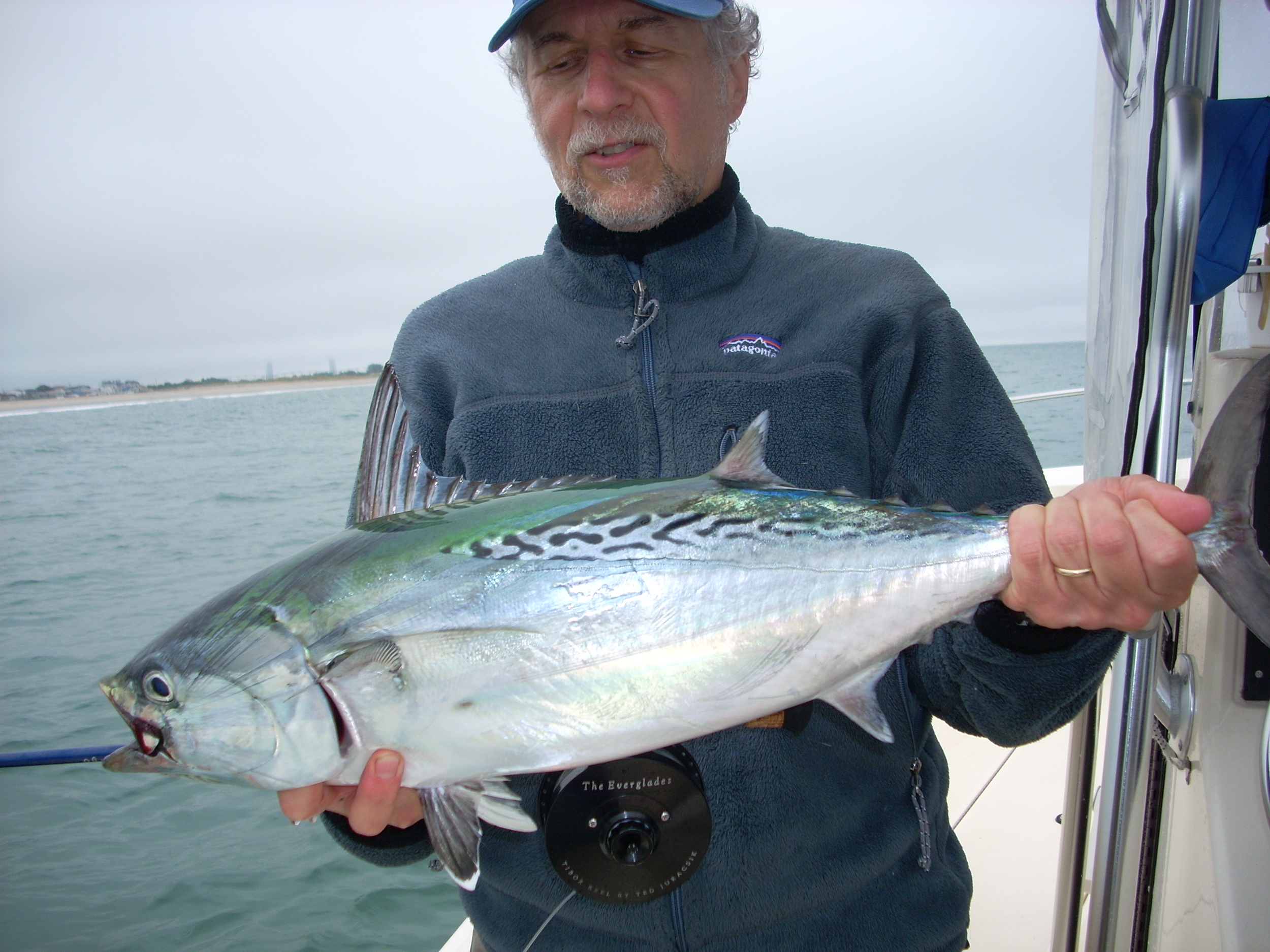 Bob Groskin with a false albacore