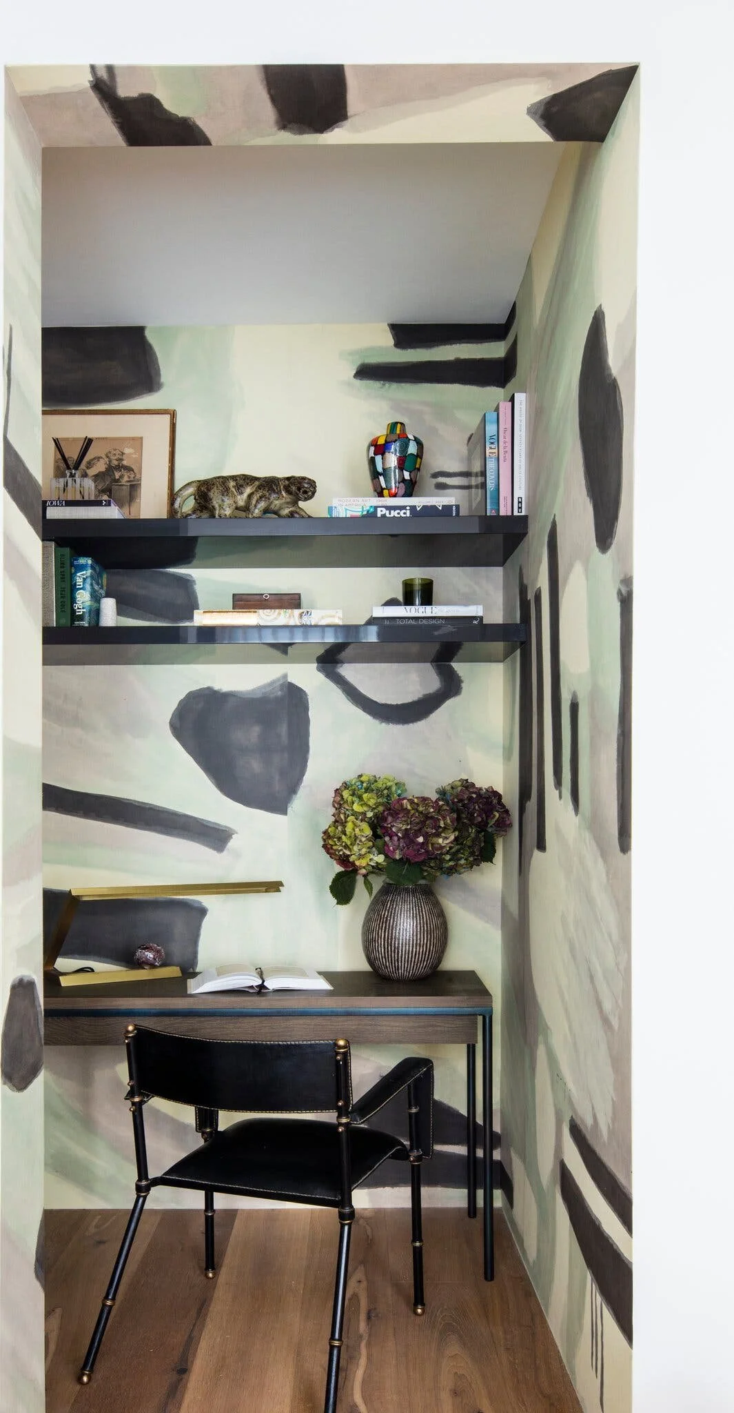 View of 8 Tips to Create a Makeshift Home Office In an Open Floor Plan | Lisa ...