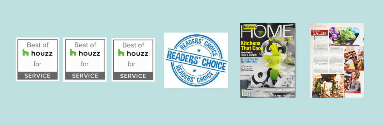 Best of Houzz and Reader's Choice badges award-winning interior designer Lisa Jensen won