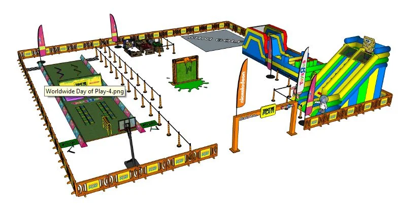 Parking Lot Event Renderings