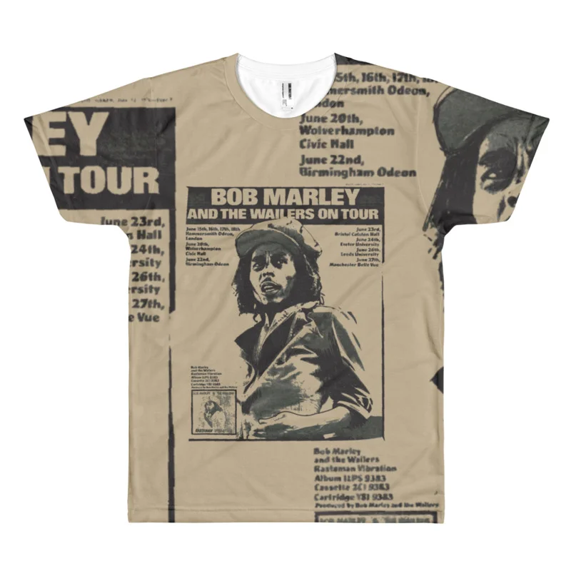 Bob Marley Full Print Tee