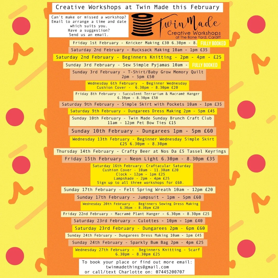 February 2019 at Twin Made