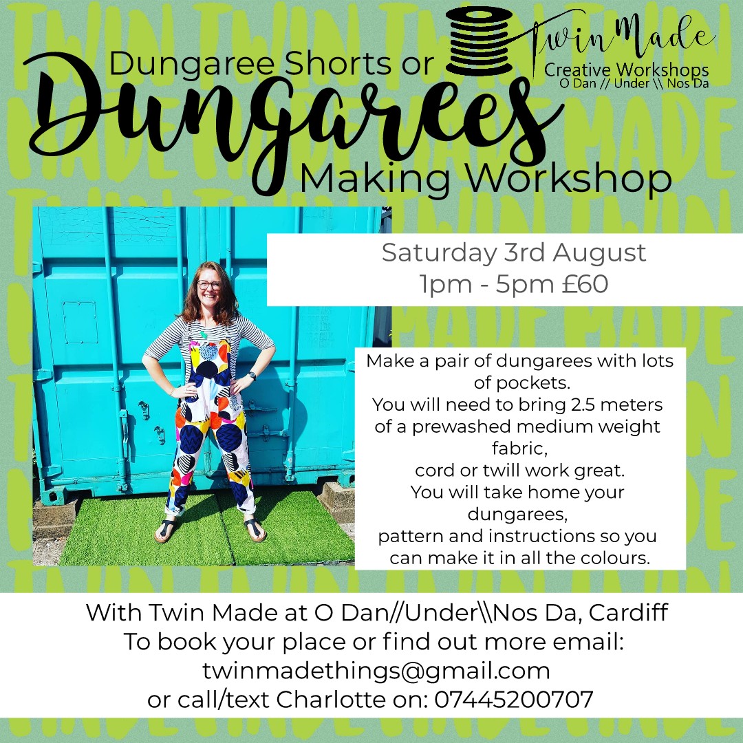 Saturday 3rd August - Dungarees 1pm - 5pm £60