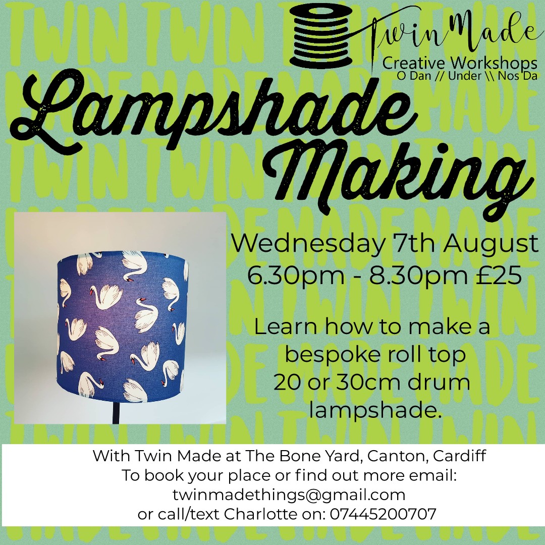 Wednesday 7th August - Lampshade - 6.30pm - 8.30pm £25