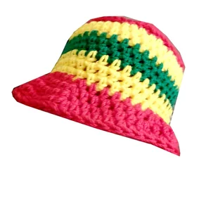 Crochet a Welsh Bucket Hat Twin Made World Cup Football - Main Image