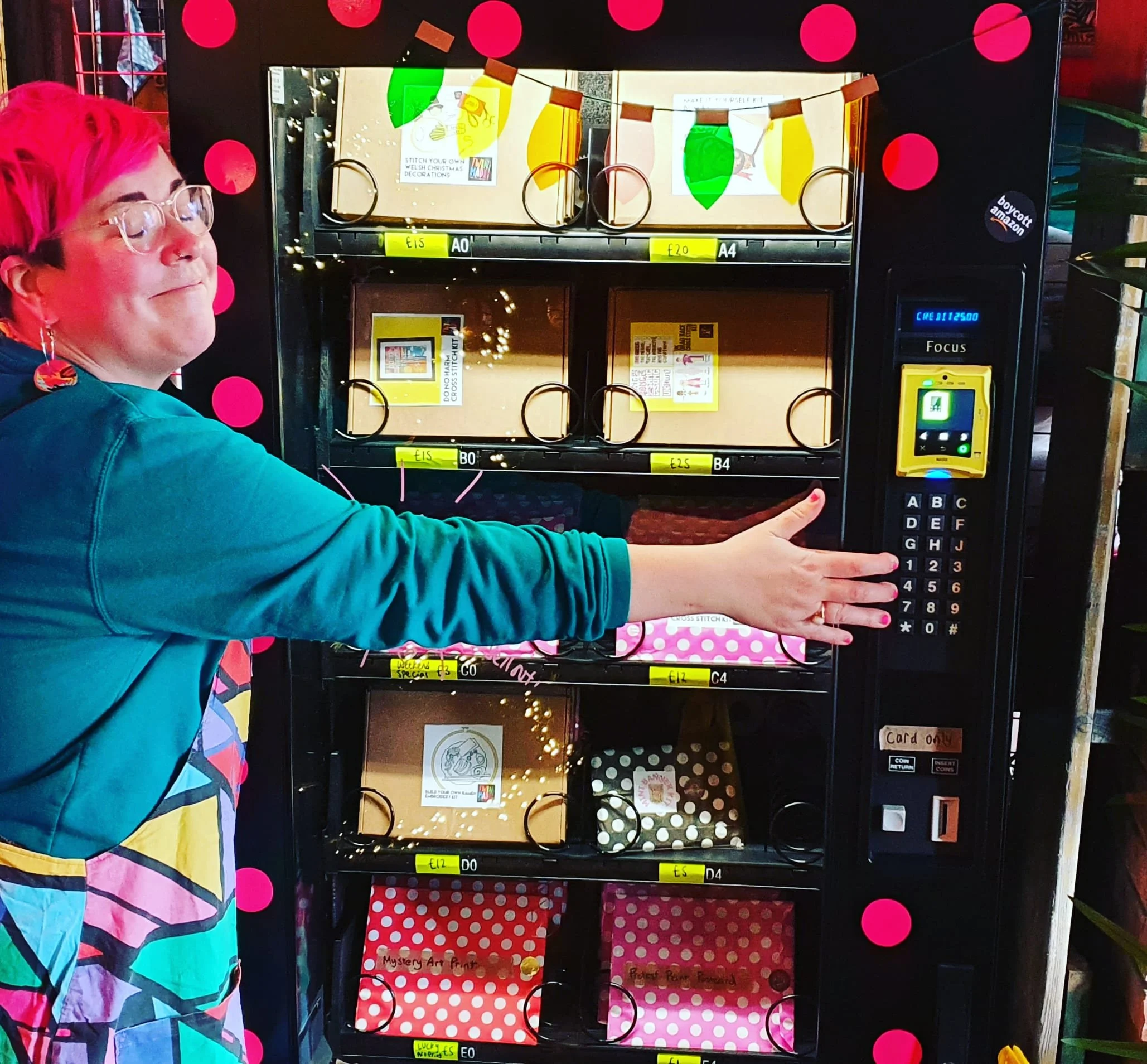Twin Made Wales's First Art and Craft Vending Machine. Find it at The