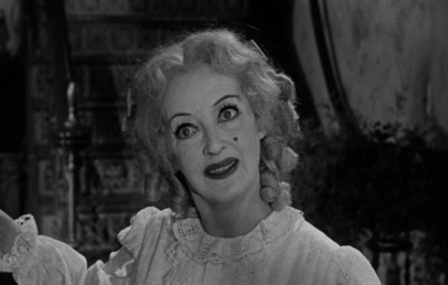 Bette Davis' Best Lead Actress nomination was among five Oscar nods for What Ever Happened to Baby Jane (1962, Aldrich).
