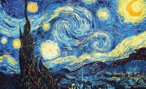 The Starry Night (1889) Vincent vanGogh